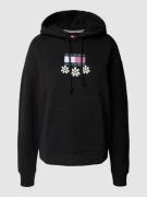 Tommy Jeans Hoodie mit Label- und Motiv-Print Modell 'DAISY FLAG' in B...