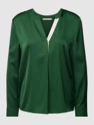 Christian Berg Woman Selection Bluse mit Tunikakragen in Dunkelgruen, ...