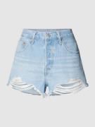 Levi's® Loose Fit Jeansshorts im Destroyed-Look in Jeansblau, Größe 26