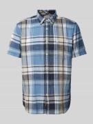camel active Regular Fit Freizeithemd mit Karomuster in Hellblau, Größ...