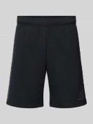 CHAMPION Tapered Fit Sweatshorts mit Label-Print in Black, Größe XS