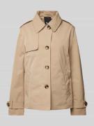 Fuchs Schmitt Trenchcoat mit Umlegekragen in Beige, Größe 40
