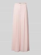 Marc Cain Wide Leg Stoffhose mit Bundfalten in Apricot, Größe 36