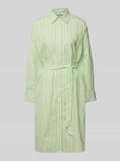 Esprit Hemdblusenkleid mit Bindegürtel in Apfel, Größe 36