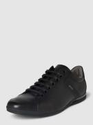 BOSS Sneaker aus Leder Modell 'Saturn' in Black, Größe 44