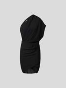 Iro Knielanges Kleid im One-Shoulder-Look in Black, Größe 34