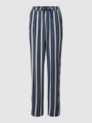 Schiesser Pyjama-Hose aus Viskose mit Streifenmuster in Dunkelblau, Gr...