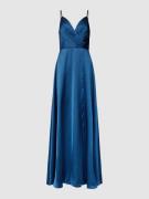 Luxuar Abendkleid mit Herzausschnitt in Bleu, Größe 38