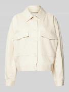 Armedangels Jacke aus Baumwoll-Leinen-Mix Modell 'AALISEA' in Offwhite...