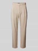 MCNEAL Tapered Fit Stoffhose mit Gesäßtaschen in Ecru, Größe XS