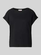 s.Oliver RED LABEL T-Shirt mit Häkelspitze und Rundhalsausschnitt in B...