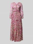 ADLYSH Maxikleid mit Paisley-Muster in Pink, Größe M