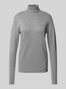 B.Young Strickpullover mit Rollkragen Modell 'Morla' in Mittelgrau, Gr...