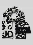 Liu Jo White Beanie im Set mit Schal Modell 'Sciarpa' in Black, Größe ...