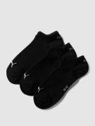 PUMA Sneakersocken mit Logo im 3er-Pack in Black, Größe 39/42