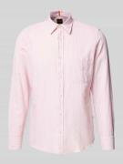 BOSS Orange Regular Fit Freizeithemd aus Baumwoll-Leinen-Mix Modell 'R...