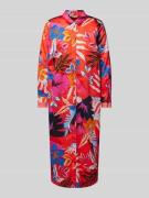 Smith and Soul Midikleid mit durchgehender Knopfleiste in Rot, Größe M