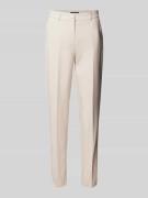 comma Chino mit französischen Eingrifftaschen in Sand, Größe 38
