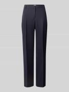Jake*s Collection Straight Fit Hose mit Bügelfalten in Marine, Größe 3...