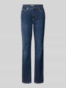 MAC Bootcut Fit Jeans mit Stretch-Anteil Modell 'MELANIE' in Dunkelbla...