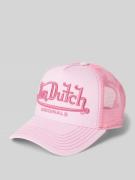 Von Dutch Trucker Cap mit Label-Stitching Modell 'RIVERSIDE' in Pink, ...