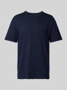 Tom Tailor Regular Fit T-Shirt aus reiner Baumwolle mit gummiertem Log...