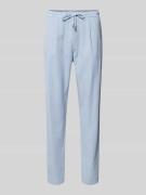 Colours & Sons Cropped Chino aus Leinen mit elastischem Bund in Anthra...