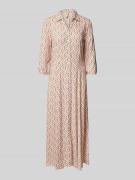 Soyaconcept Midikleid mit Knopfleiste Modell 'PENNY' in Pink, Größe XL