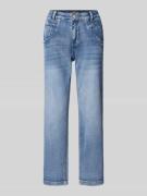Buena Vista Straight Fit Jeans mit Viskose-Anteil Modell 'Anna' in Hel...