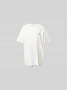 Anine Bing Oversized T-Shirt aus reiner Baumwolle in Ecru, Größe L