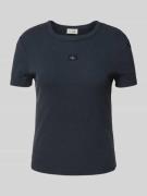 Calvin Klein Jeans T-Shirt mit Label-Detail in Anthrazit, Größe S