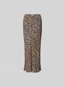 Lala Berlin Maxirock aus reiner Viskose in Mittelbraun, Größe XS