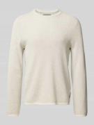 Marc O'Polo Regular Fit Pullover aus strukturiertem Baumwoll-Mix in Ec...