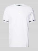 BOSS Green T-Shirt mit Label-Detail in Weiss, Größe L