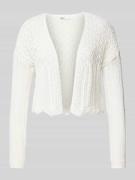 Only Regular Fit Bolero aus Ajour-Strick Modell 'NOLA' in Offwhite, Gr...