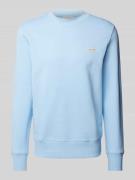 Calvin Klein Jeans Sweatshirt mit Label-Patch in Hellblau, Größe L