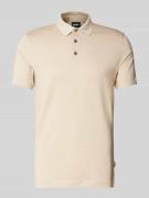 BOSS Slim Fit Poloshirt mit Label-Detail Modell 'Pitton' in Beige, Grö...