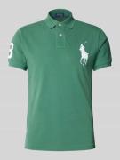 Polo Ralph Lauren Regular Fit Poloshirt mit Label-Stitching in Gruen, ...