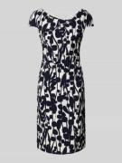 Vera Mont Knielanges Cocktailkleid mit Nahtreißverschluss in Marine, G...