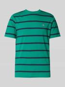 Gant T-Shirt mit Label-Stitching in Dunkelgruen, Größe L