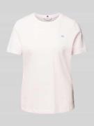 Tommy Hilfiger T-Shirt aus reiner Baumwolle in Rosa, Größe S