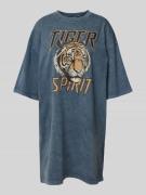 Review Oversized T-Shirt-Kleid in Minilänge Modell 'ROCK' in Anthrazit...