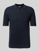 JOOP! Jeans Slim Fit Poloshirt mit Polokragen in Marine, Größe XXL