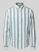 Gant Regular Fit Freizeithemd aus Leinen-Baumwoll-Mix in Mint, Größe 5...