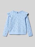 Name It Sweatshirt mit Volants Modell 'NMFDYLA' in Bleu, Größe 104