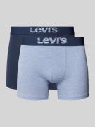 Levi's® Trunks mit elastischem Logo-Bund im 2er-Pack in Hellblau, Größ...