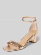 Lauren Ralph Lauren Sandalette mit Blockabsatz Modell 'LOGAN' in Gold,...