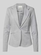ICHI Slim Fit Blazer mit Paspeltaschen Modell 'KATE' in Hellgrau Melan...