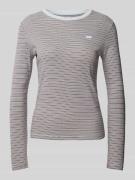Levi's® Longsleeve mit Label-Patch Modell 'ESSENTIAL' in Rauchblau, Gr...