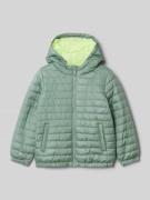 s.Oliver RED LABEL Regular Fit Steppjacke mit Kapuze in Lind, Größe 92